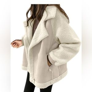 Brand New Long Sleeve Sherpa Woman’s Jacket